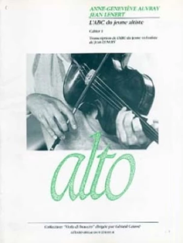 L’ABC du jeune altiste. Volume 1 Visuel